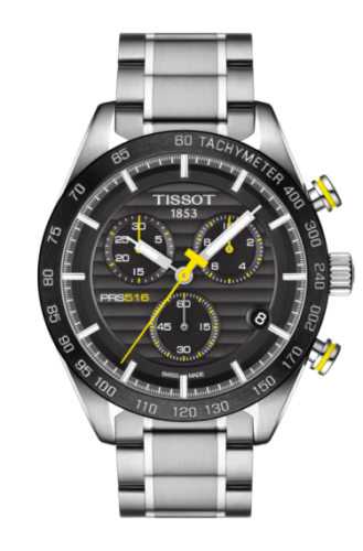 Tissot PRS 516 Chronograph Quartz Stainless Steel / Black / Bracelet